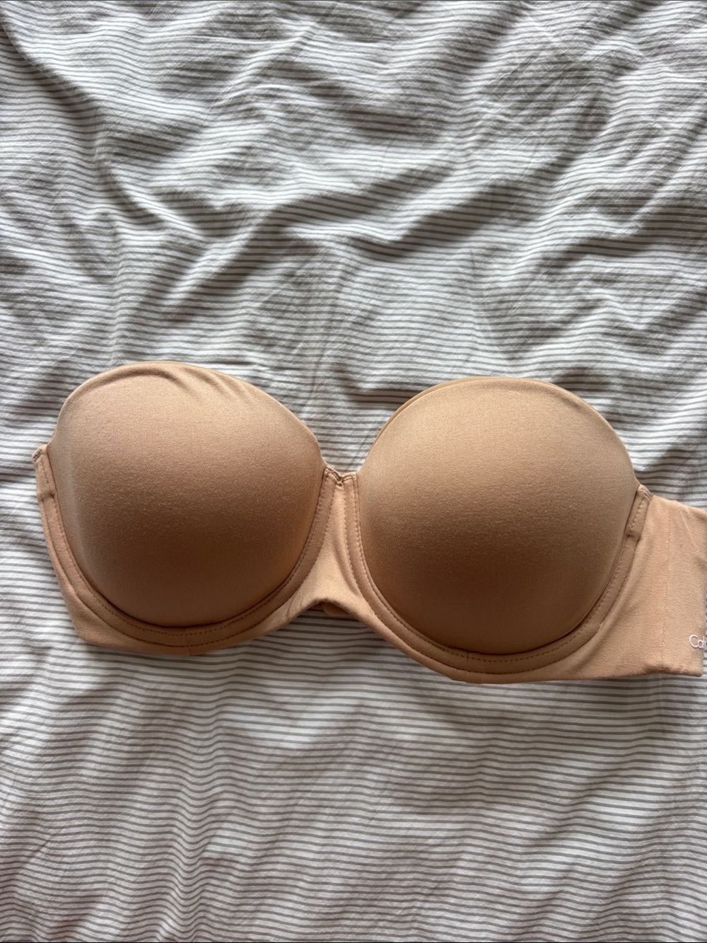 Calvin Klein Nude Strapless Molded Cup Bra
